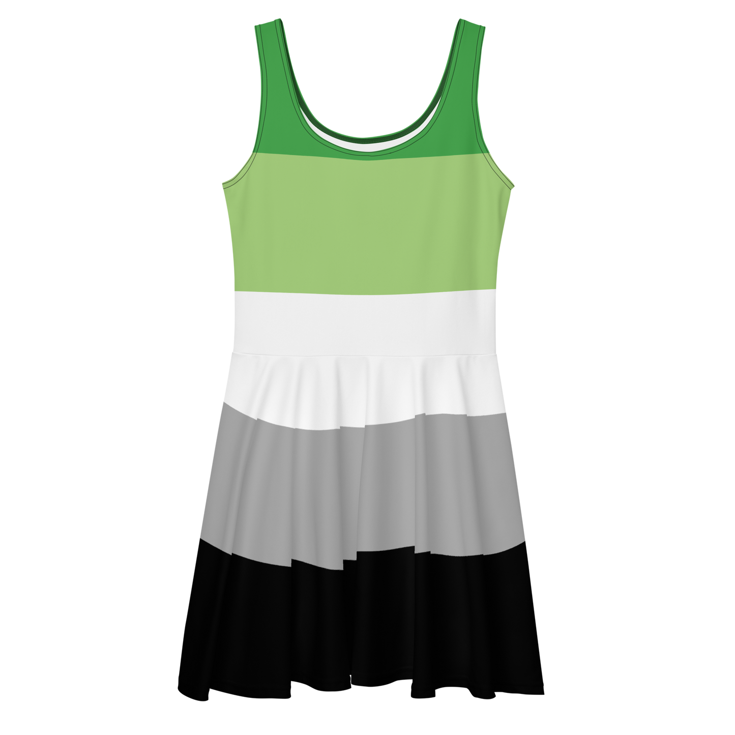 Aro Pride Flag Skater Dress