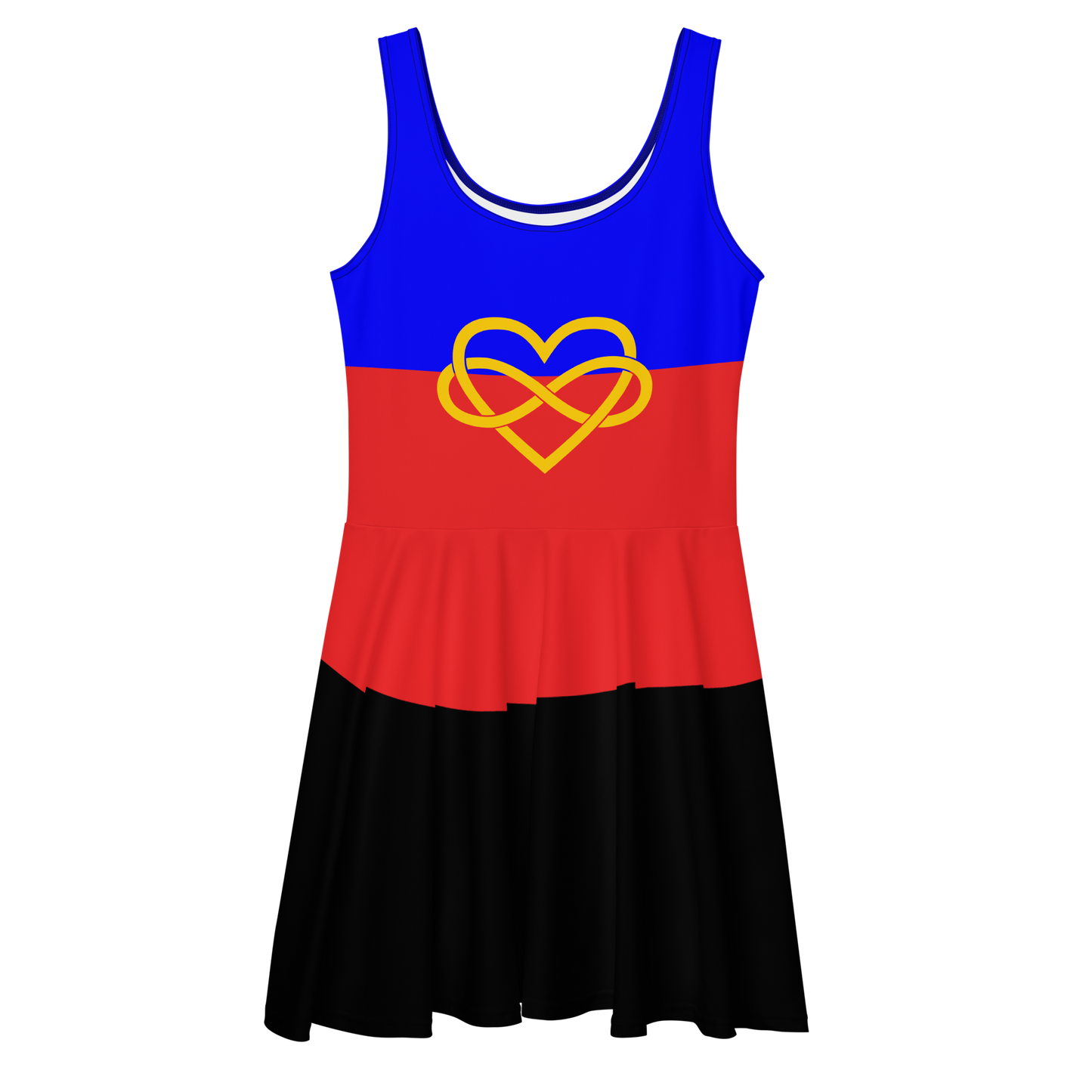 Poly Pride Flag Skater Dress