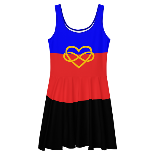 Poly Pride Flag Skater Dress