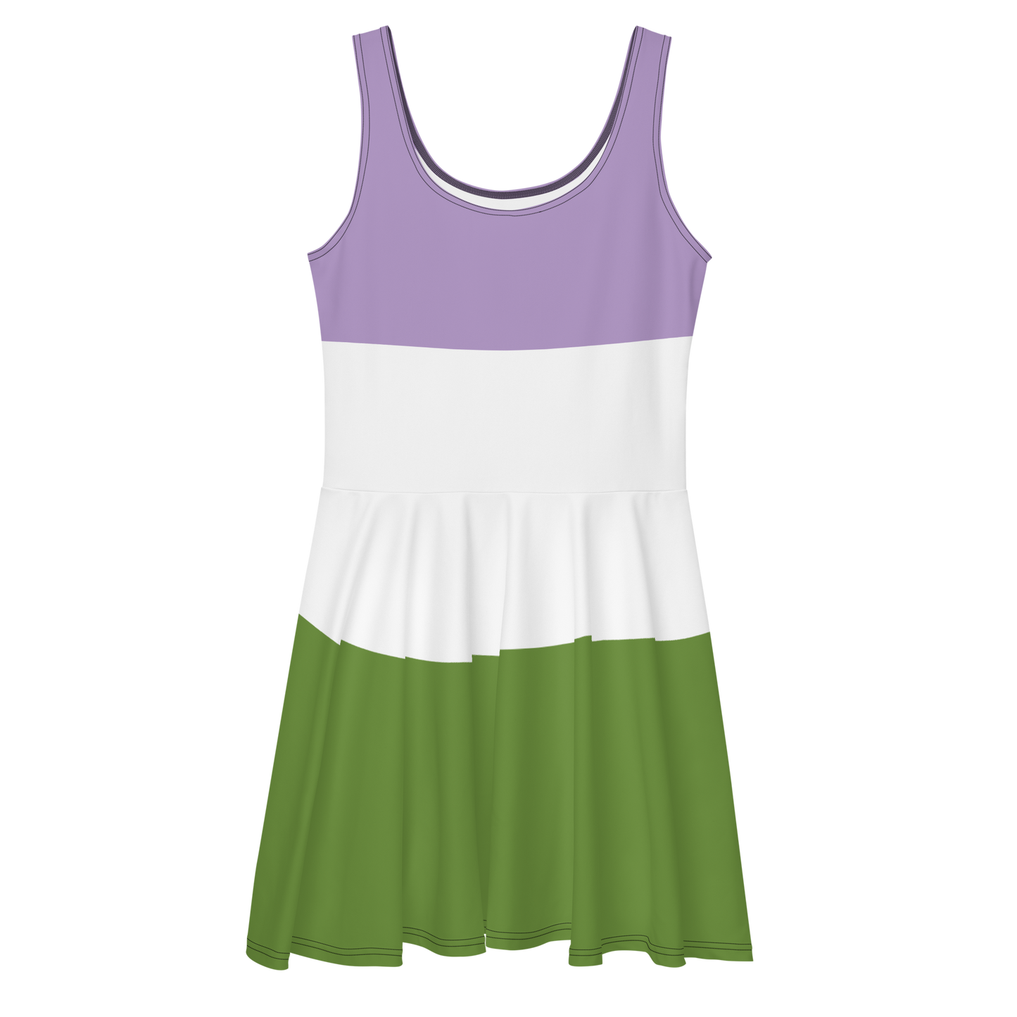 Genderqueer Pride Flag Skater Dress