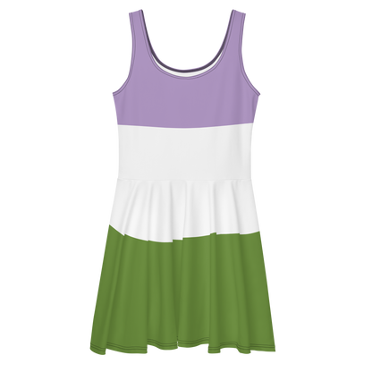 Genderqueer Pride Flag Skater Dress