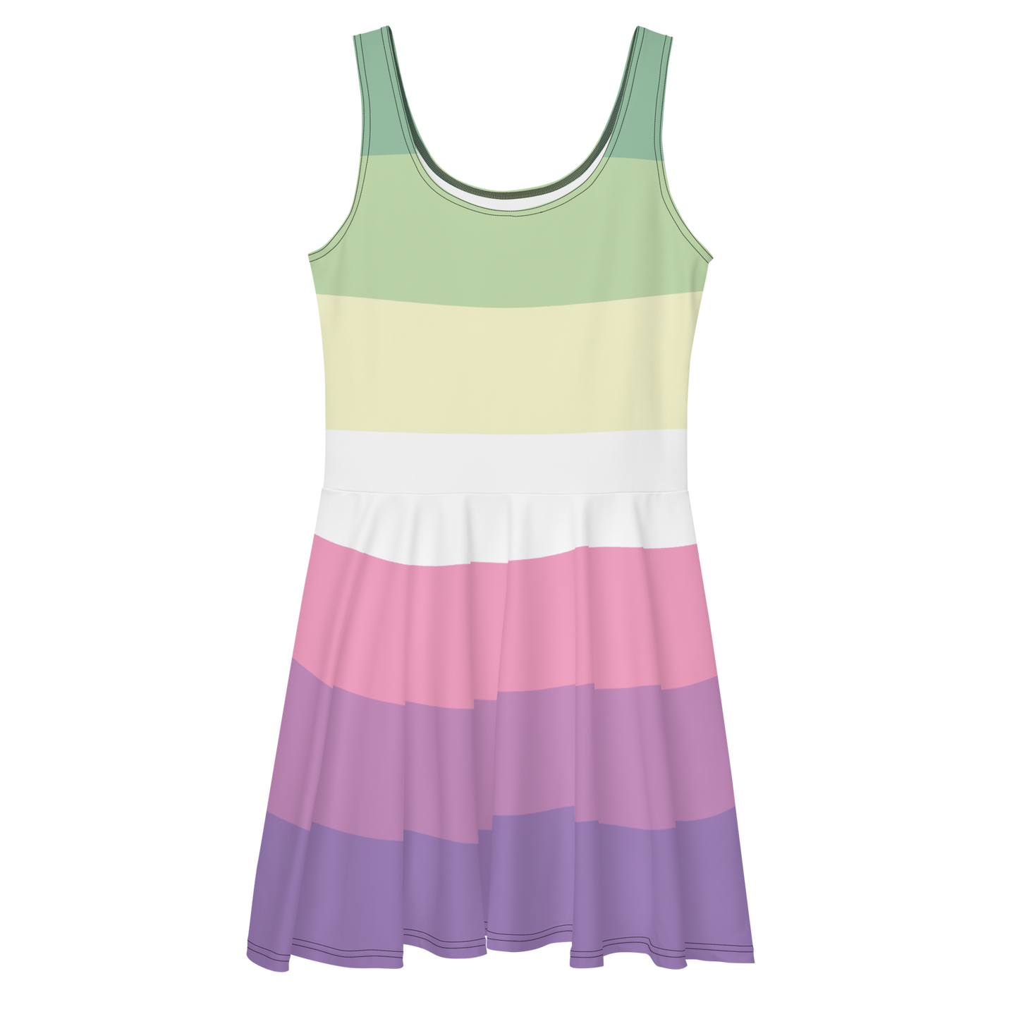 Genderfae Pride Flag Skater Dress