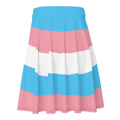 Trans Pride Flag Skater Skirt