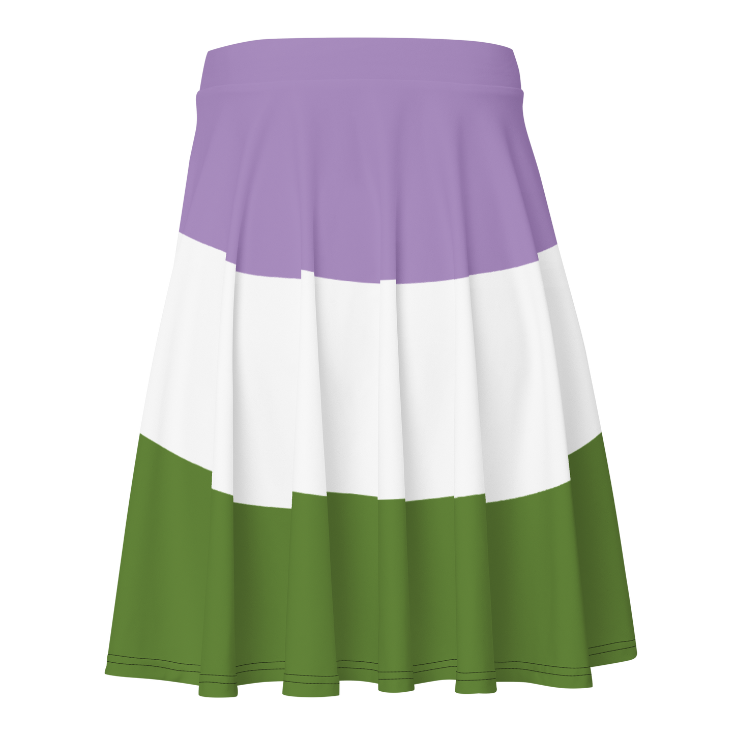 Genderqueer Pride Flag Skater Skirt