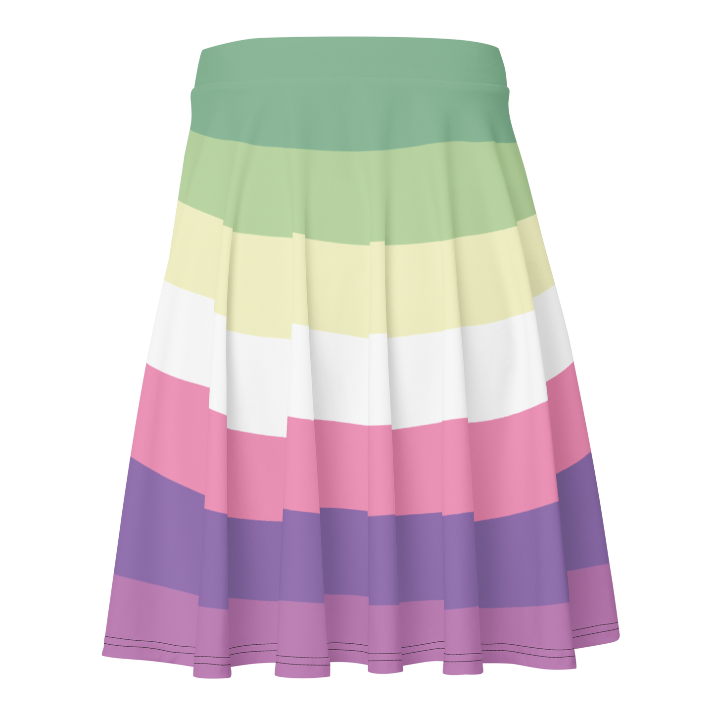 Genderfae Pride Flag Skater Skirt