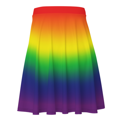 Rainbow Pride Gradient Skater Skirt