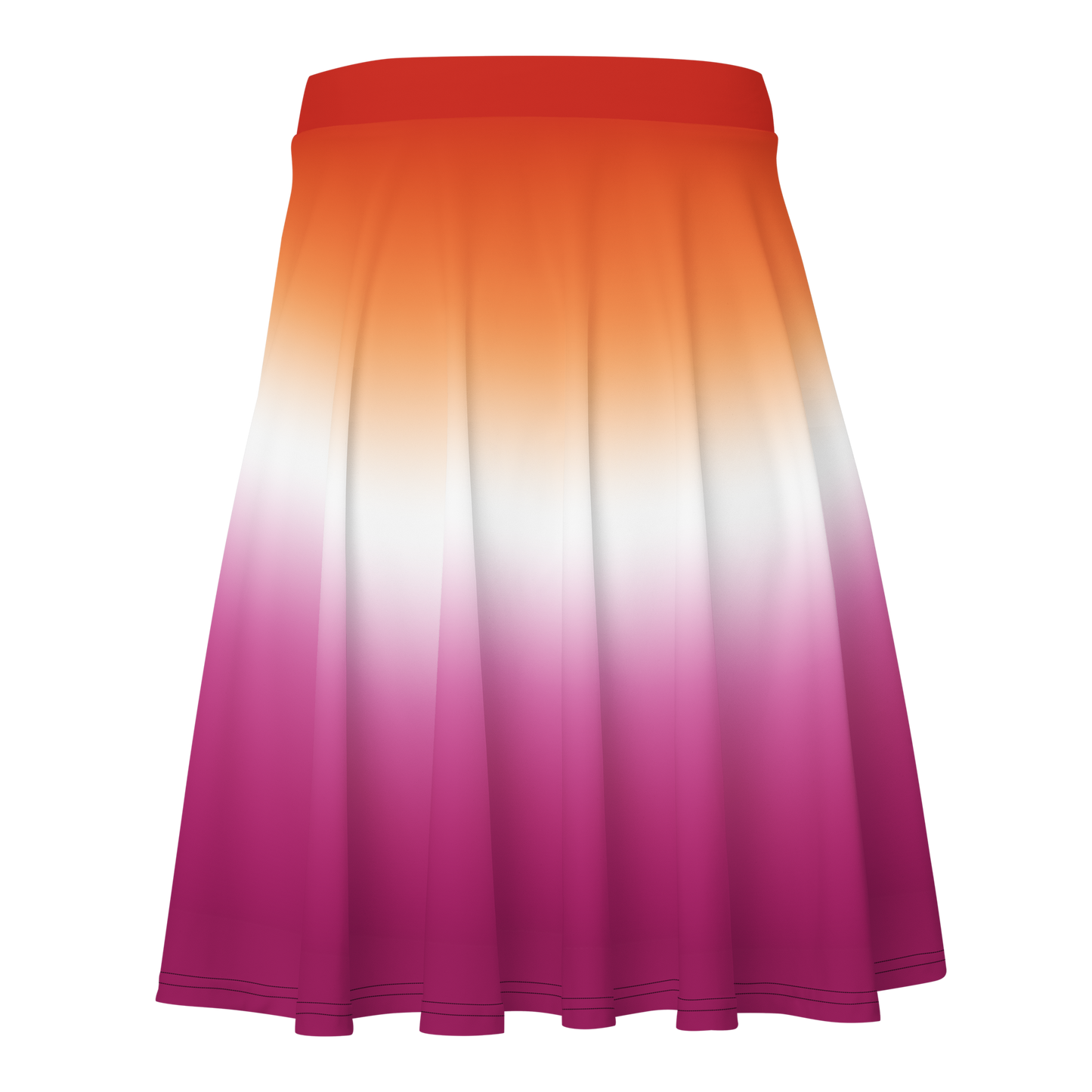 Lesbian Pride Gradient Skater Skirt