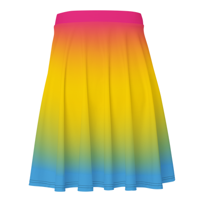 Pan Pride Gradient Skater Skirt