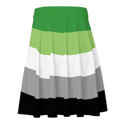 Aro Pride Flag Skater Skirt