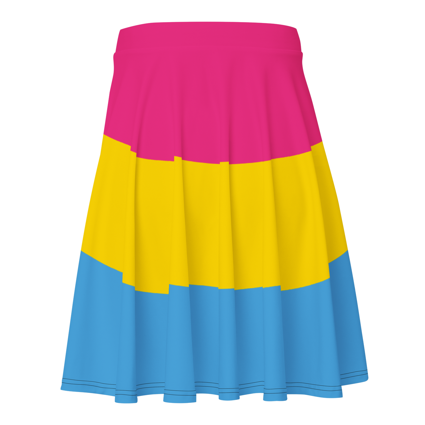 Pan  Pride Flag Skater Skirt