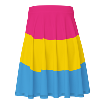 Pan  Pride Flag Skater Skirt