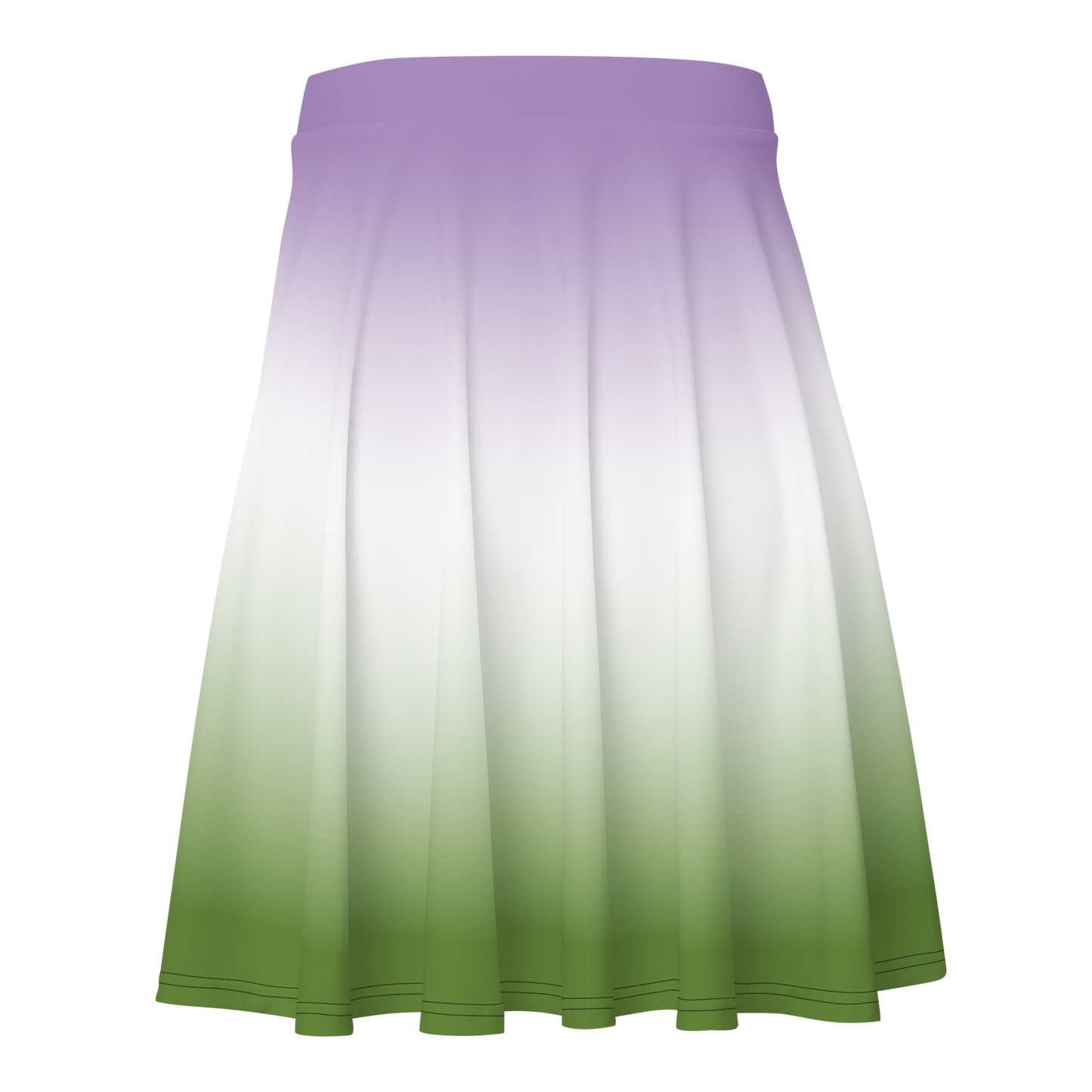 Genderqueer Pride Gradient Skater Skirt