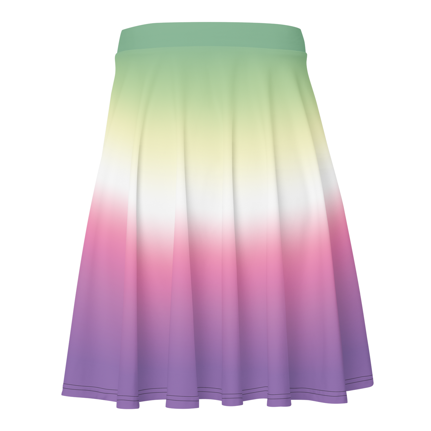 Genderfae Pride Gradient Skater Skirt