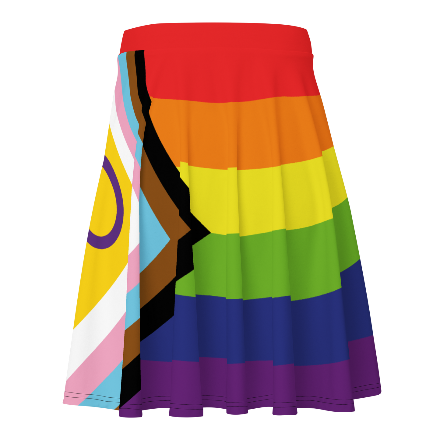 Progress Pride Flag Skater Skirt