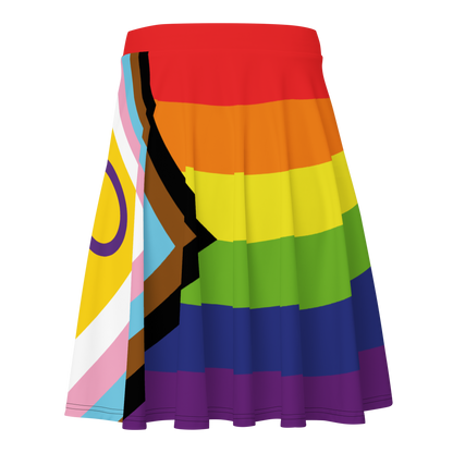 Progress Pride Flag Skater Skirt