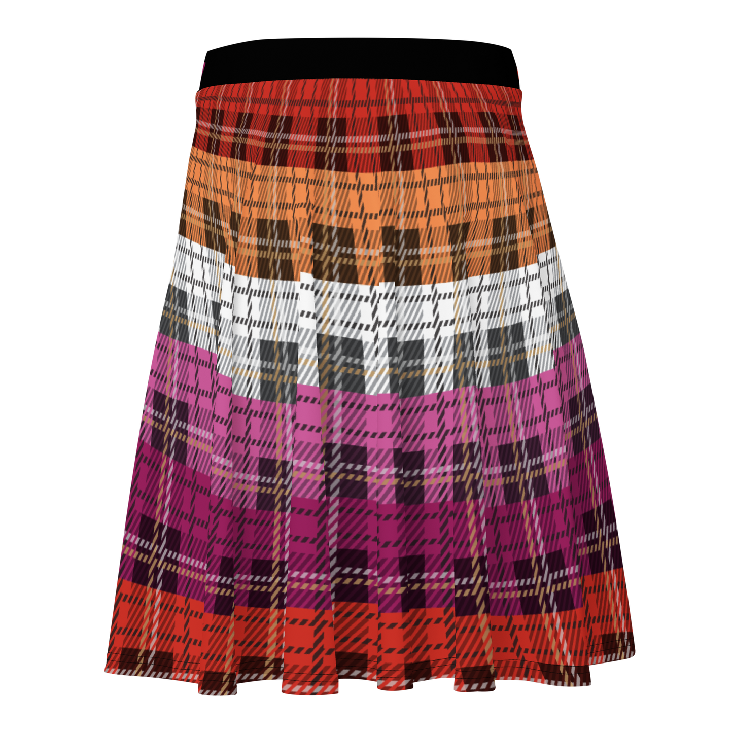 Lesbian Plaid Skater Skirt - GAY