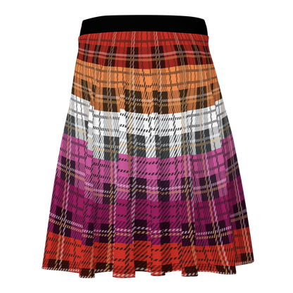 Lesbian Plaid Skater Skirt - GAY