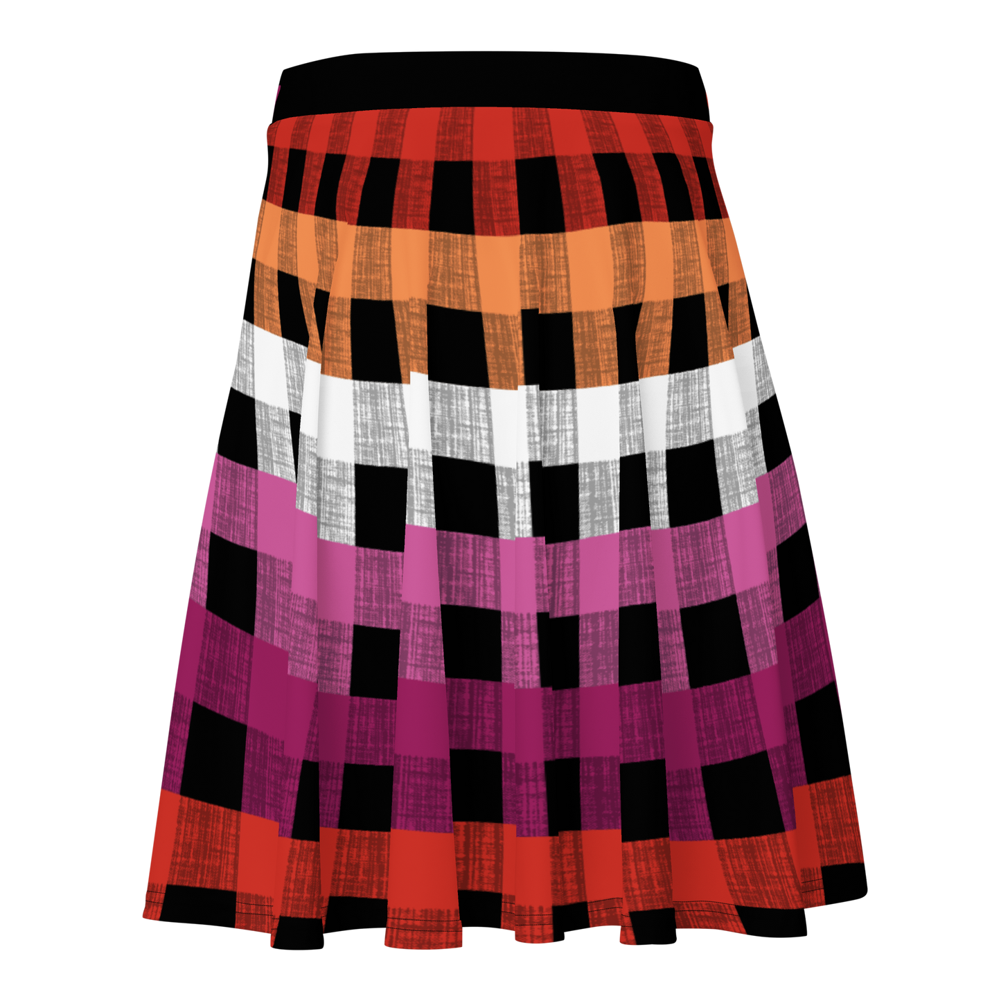 Lesbian Flannel Skater Skirt - GAY