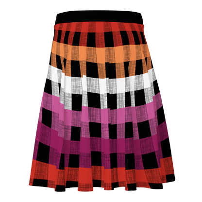 Lesbian Flannel Skater Skirt - GAY