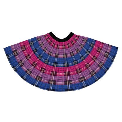 Bi Plaid Skater Skirt - BISEXUAL