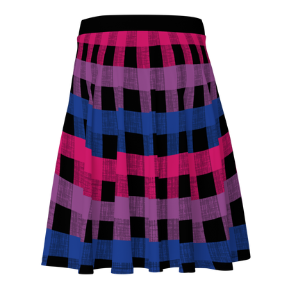 Bi Flannel Skater Skirt - BISEXUAL