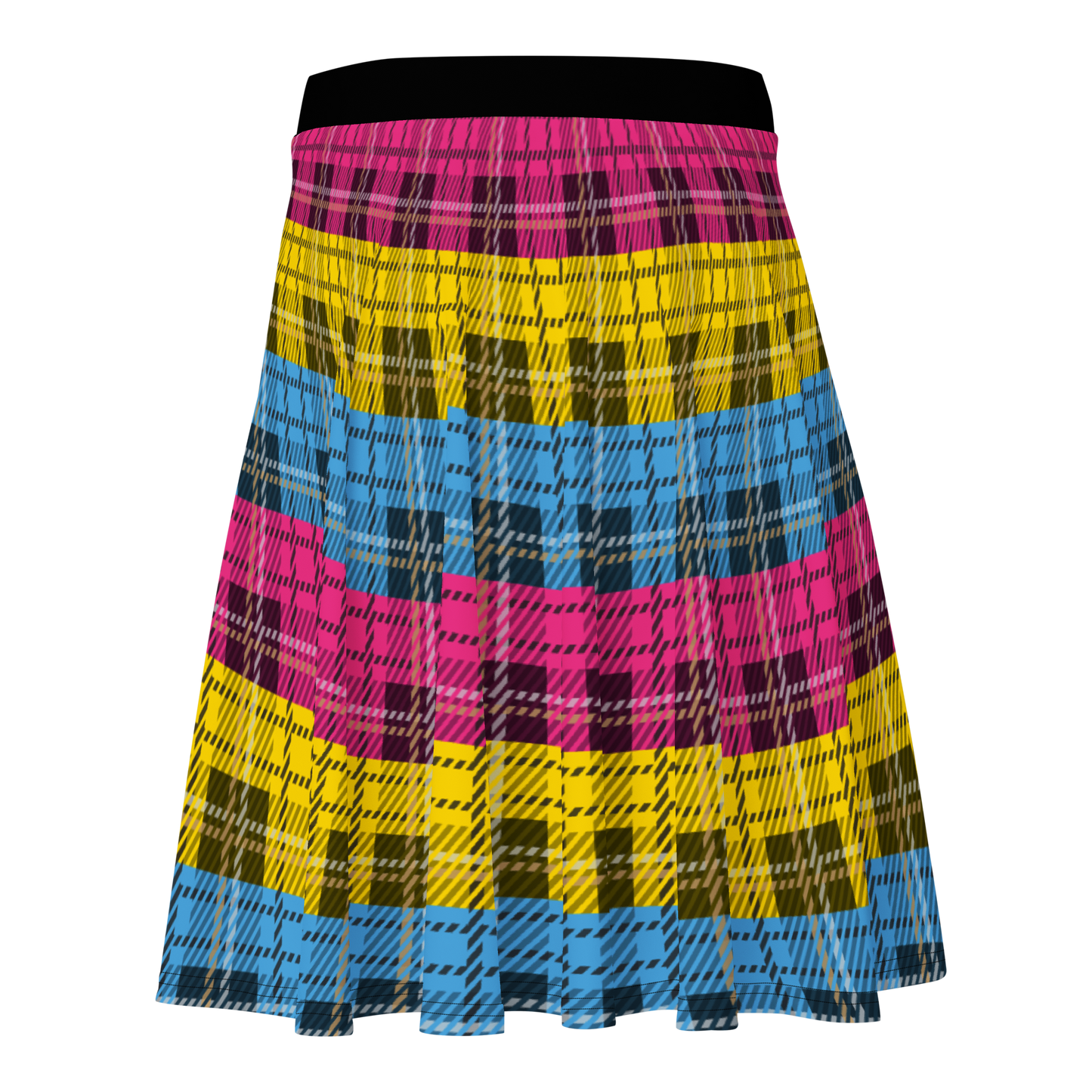 Pan Plaid Skater Skirt - PAN