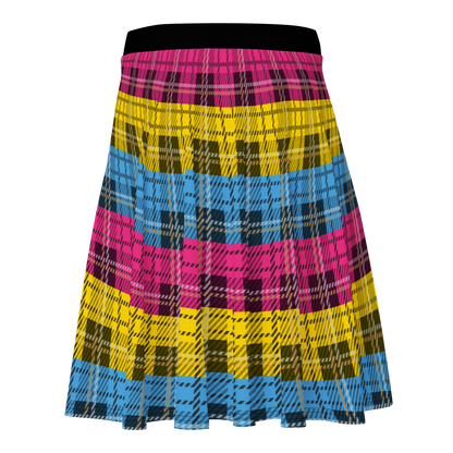 Pan Plaid Skater Skirt - PAN