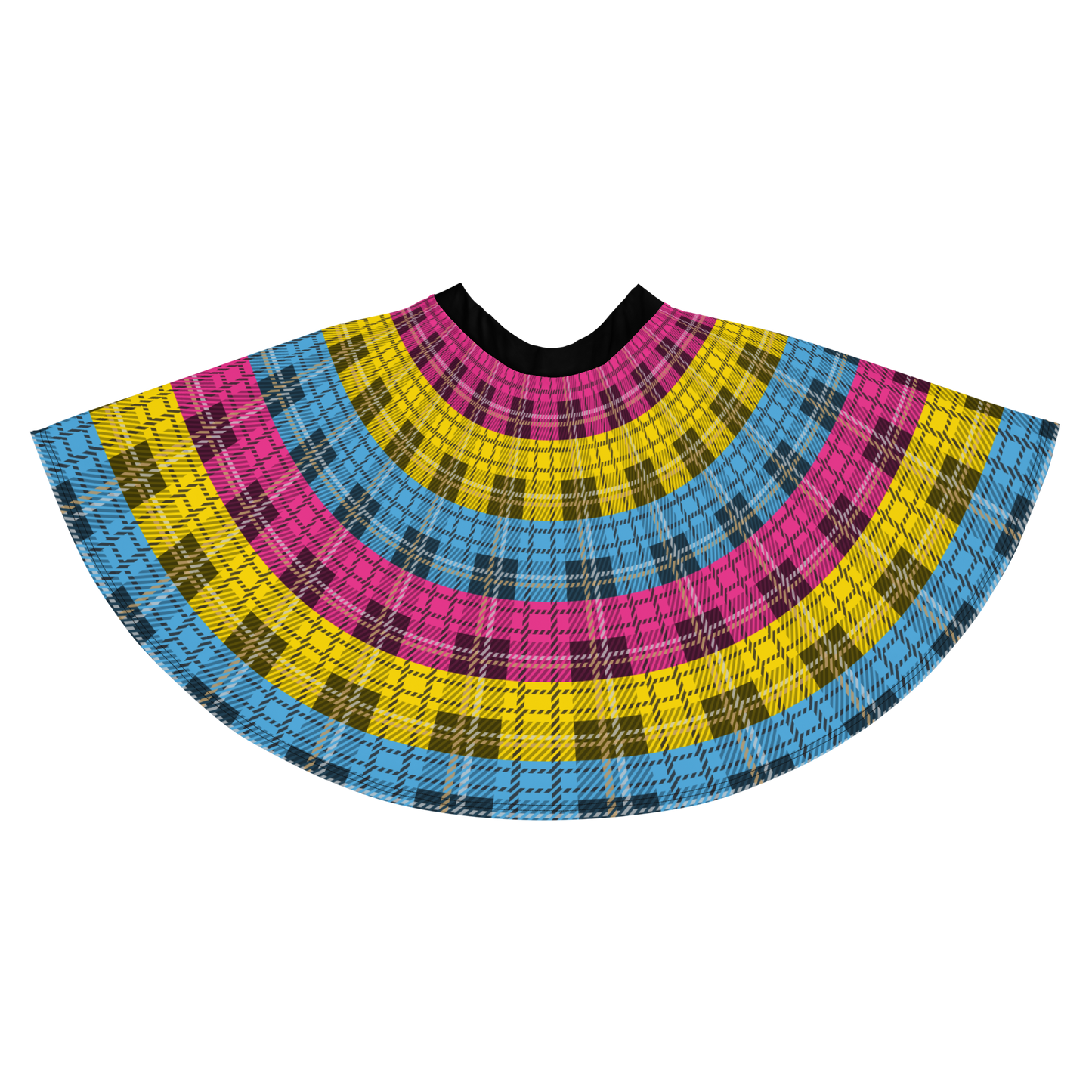 Pan Plaid Skater Skirt - PANSEXUAL