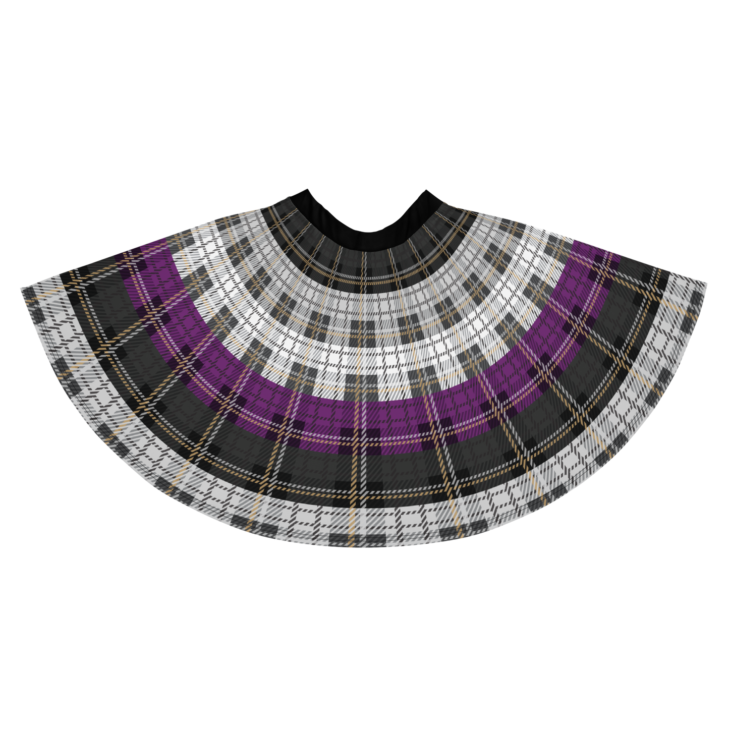 Ace Plaid Skater Skirt - GAY