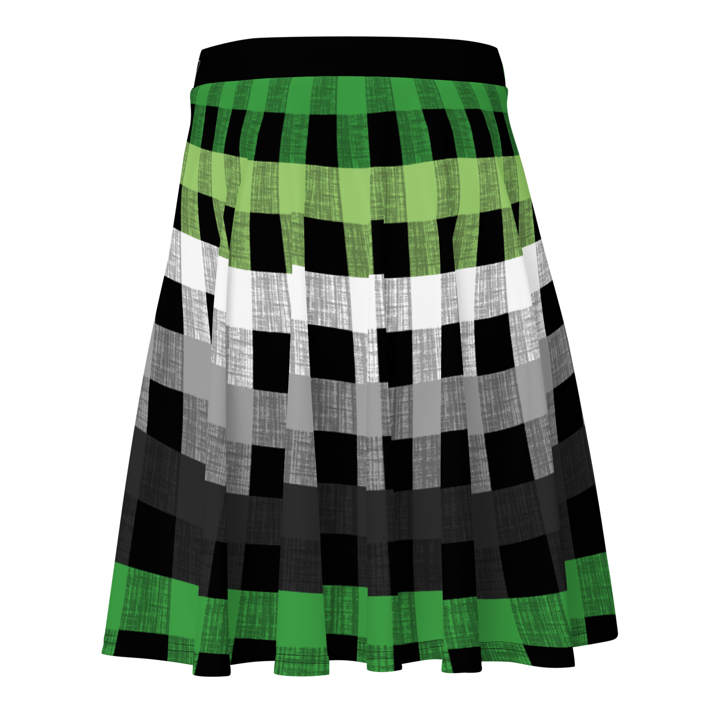 Aro Flannel Skater Skirt - GAY