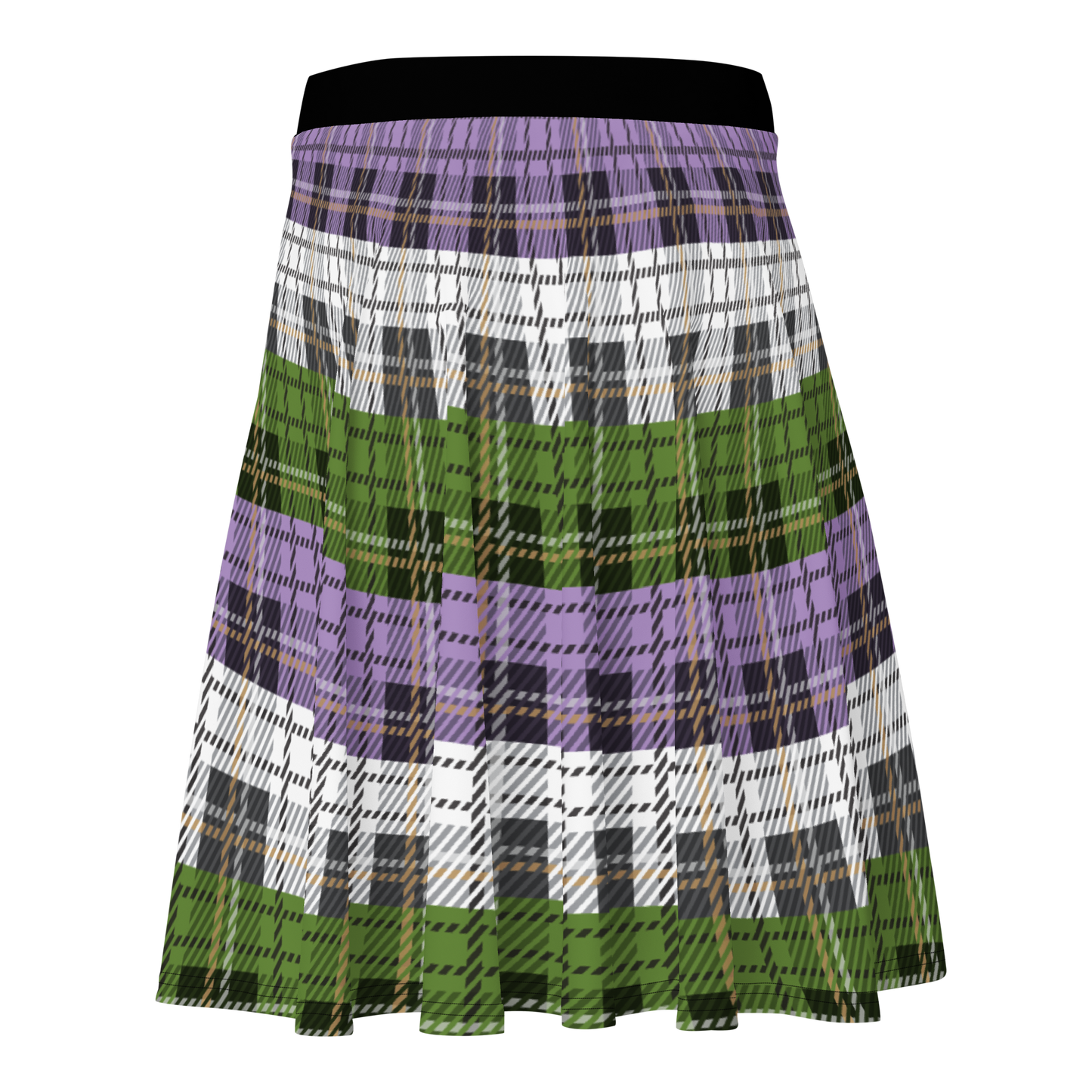 Genderqueer Plaid Skater Skirt - GAY