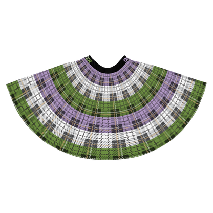 Genderqueer Plaid Skater Skirt - QUEER