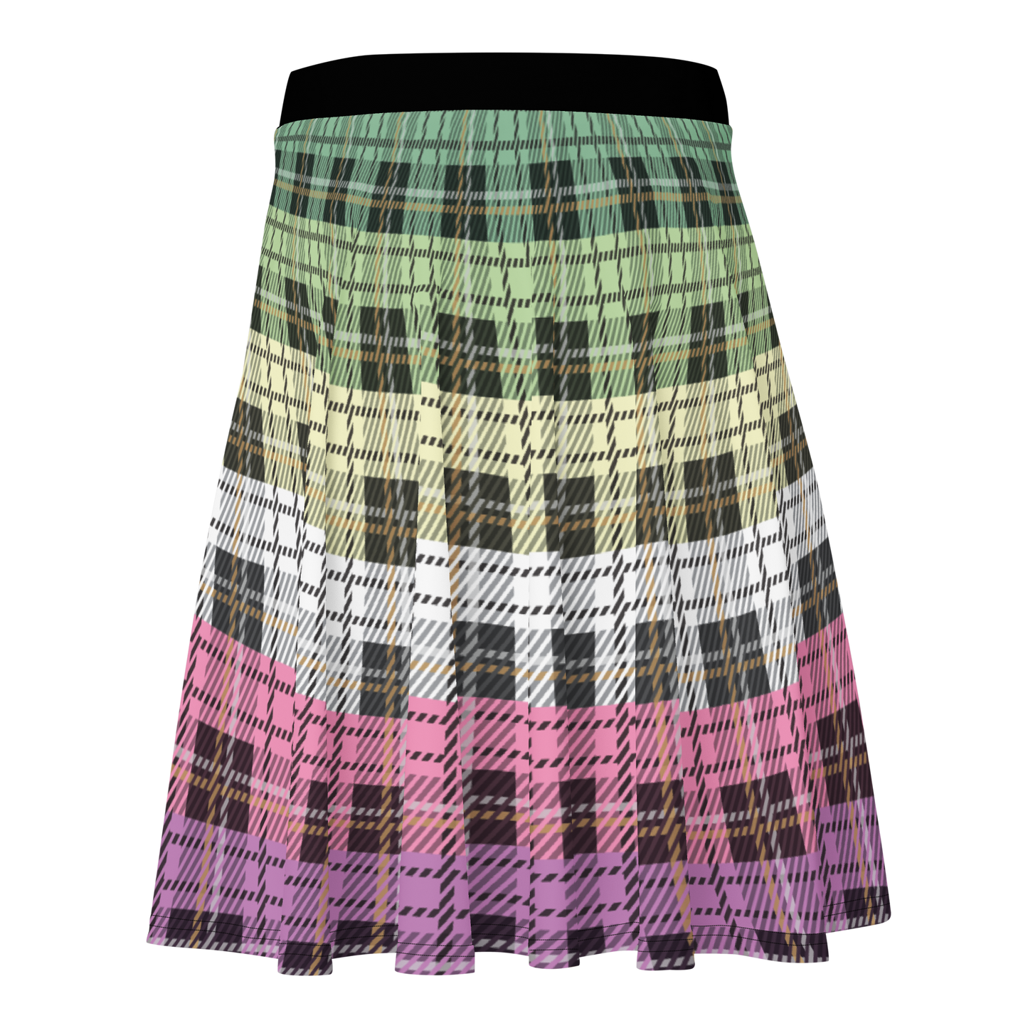 Genderfae Plaid Skater Skirt - GENDERFAE