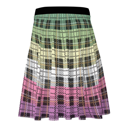 Genderfae Plaid Skater Skirt - GENDERFAE