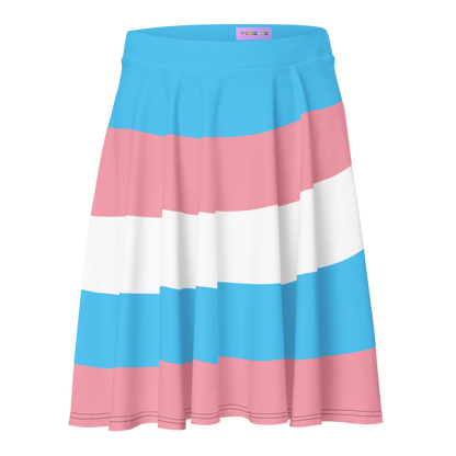 Trans Pride Flag Skater Skirt