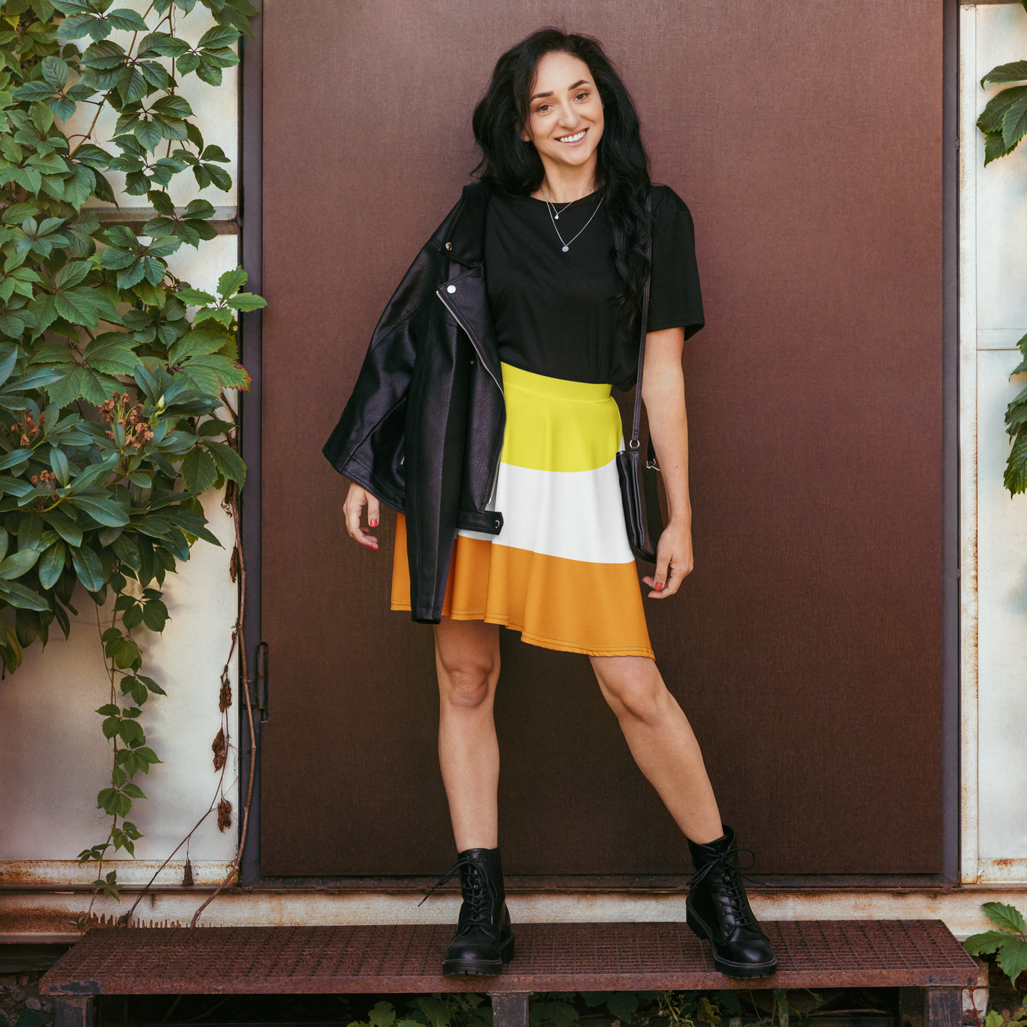 Maverique Pride Flag Skater Skirt