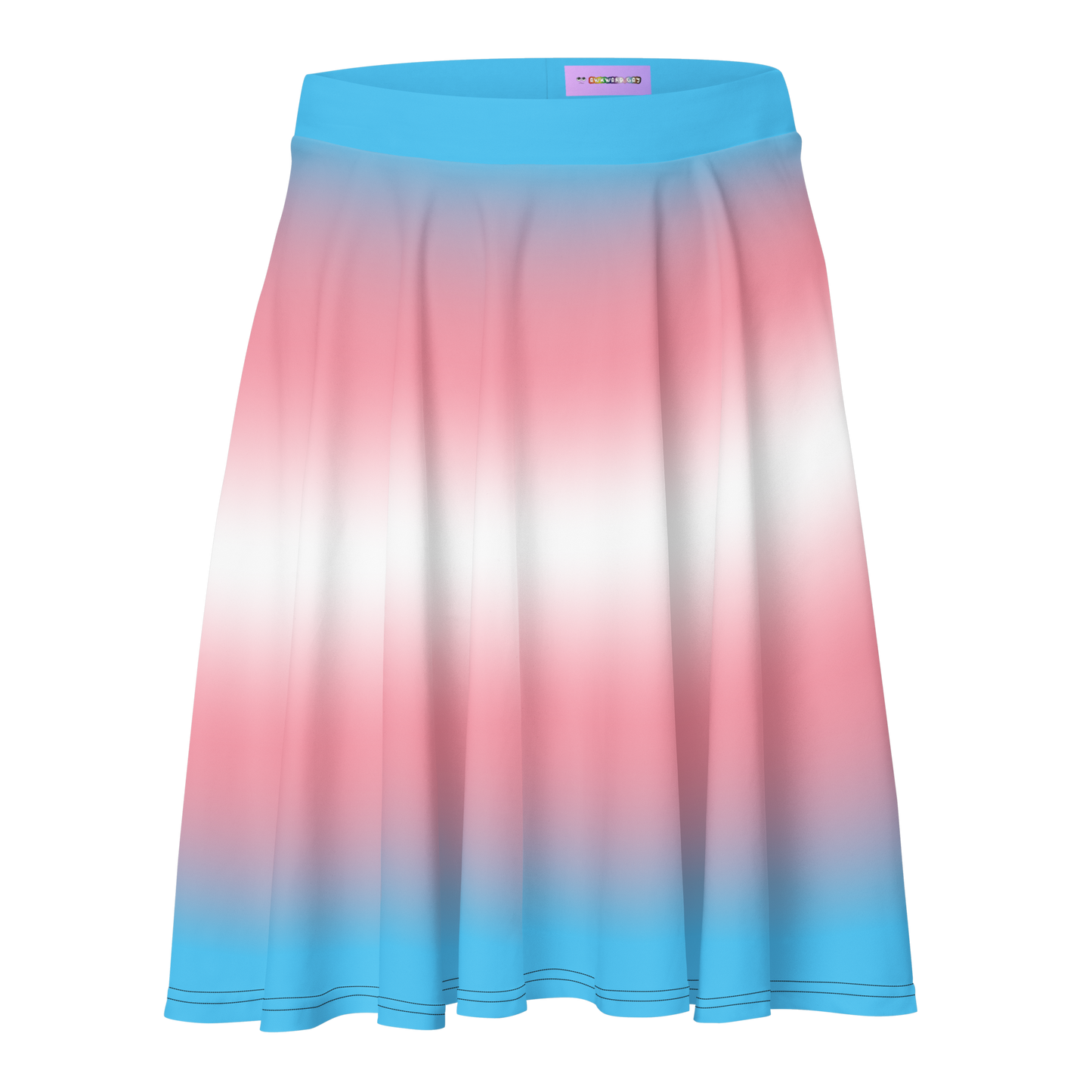 Trans Pride Gradient Skater Skirt