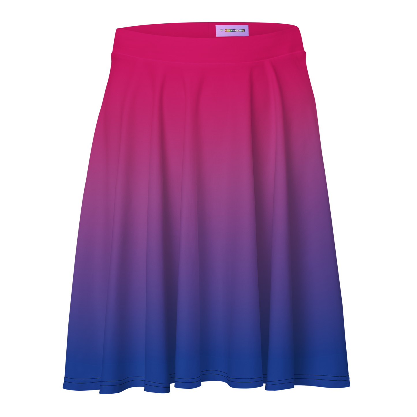 Bi Pride Gradient Skater Skirt