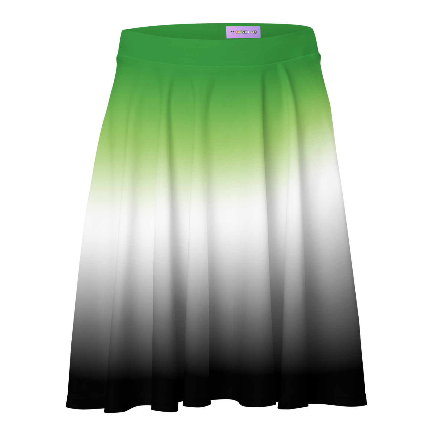 Aro Pride Gradient Skater Skirt