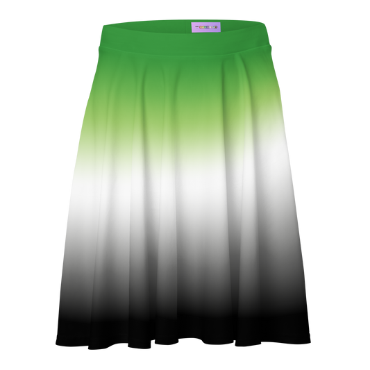 Aro Pride Gradient Skater Skirt