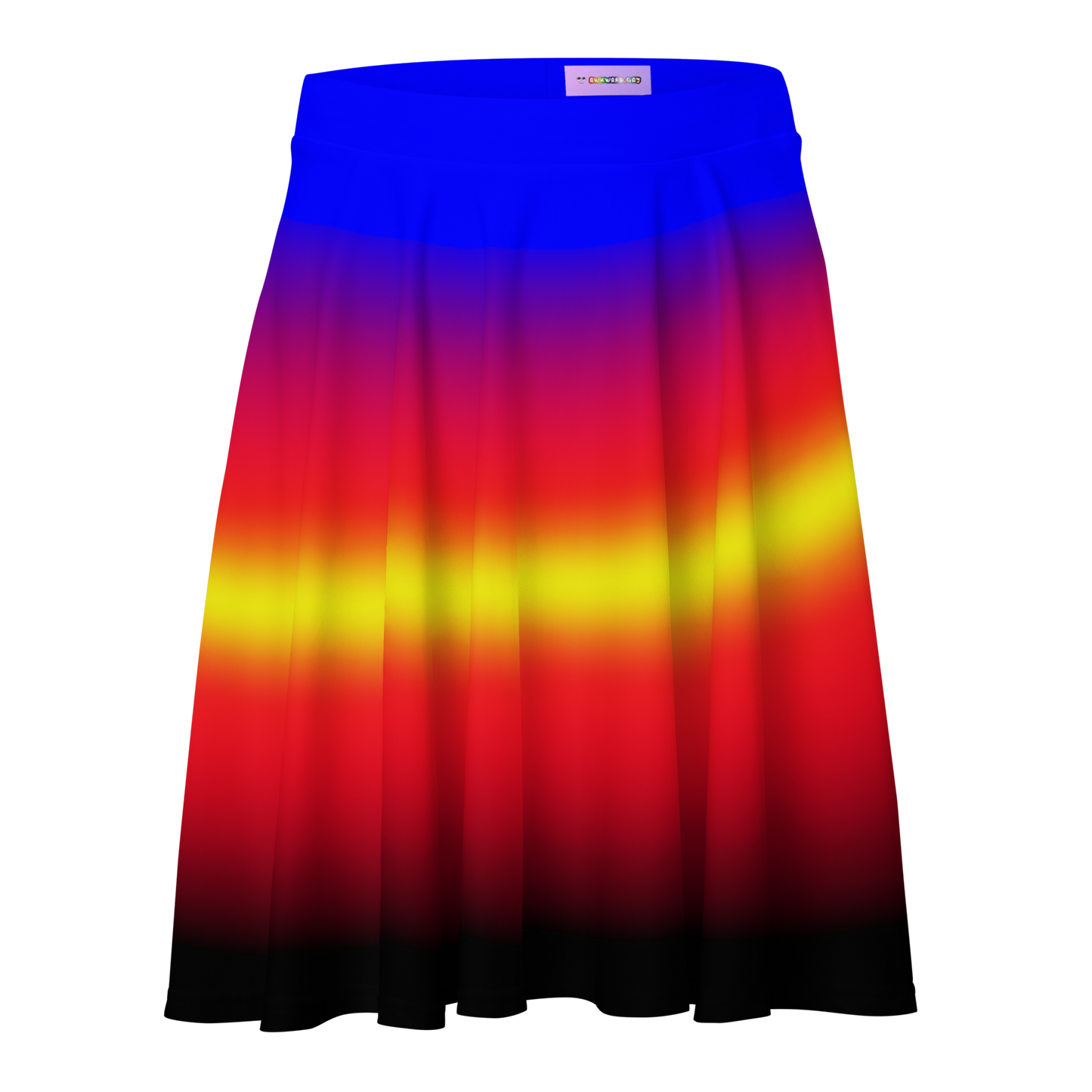 Poly Pride Gradient Skater Skirt