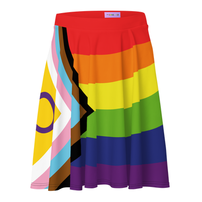 Progress Pride Flag Skater Skirt