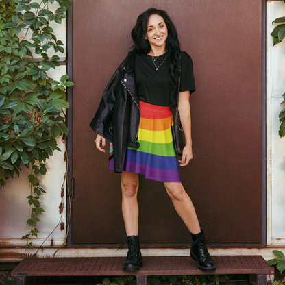 Progress Pride Flag Skater Skirt