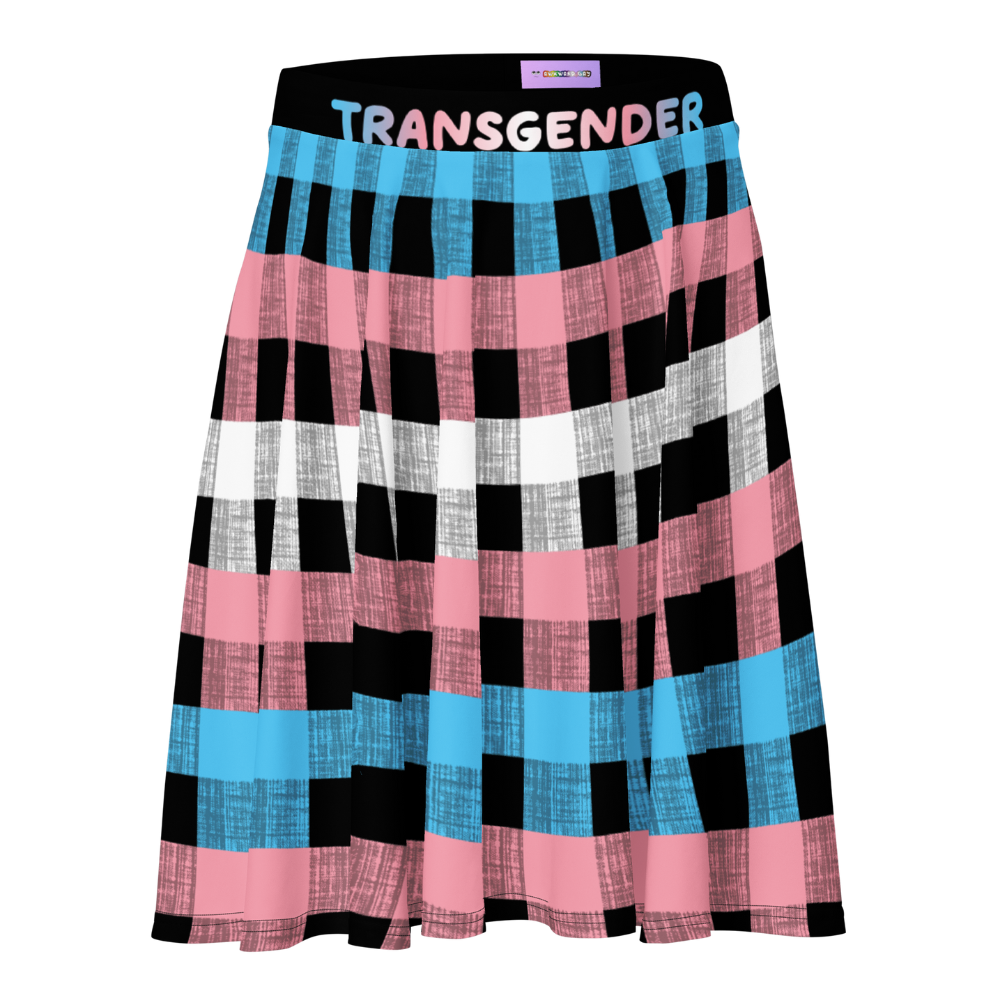 Trans Flannel Skater Skirt - TRANSGENDER