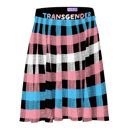 Trans Flannel Skater Skirt - TRANSGENDER