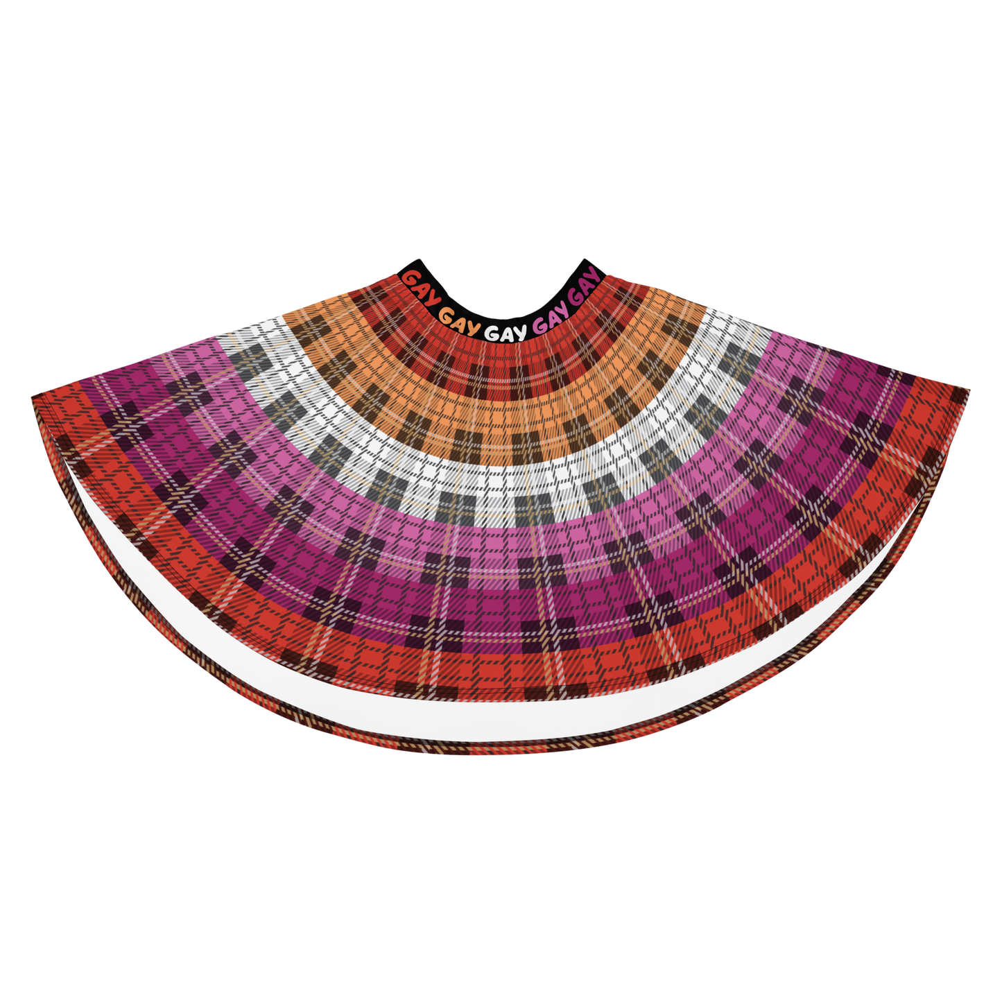 Lesbian Plaid Skater Skirt - GAY