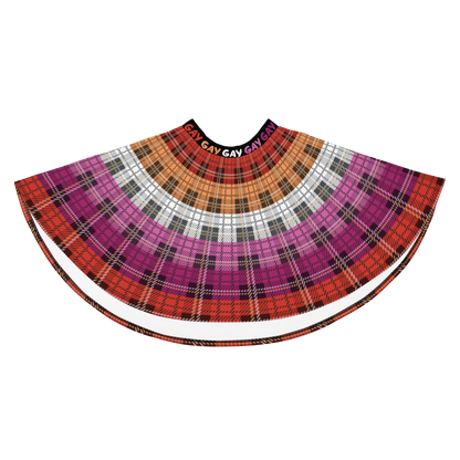 Lesbian Plaid Skater Skirt - GAY