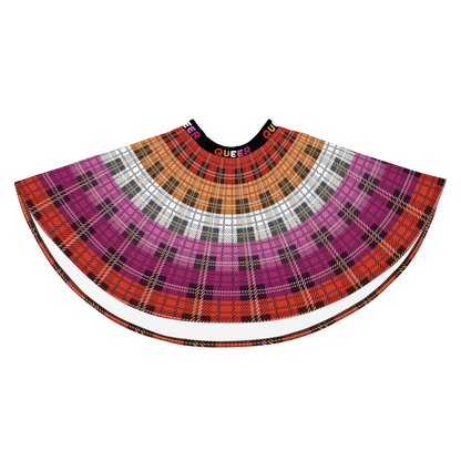 Lesbian Plaid Skater Skirt - QUEER