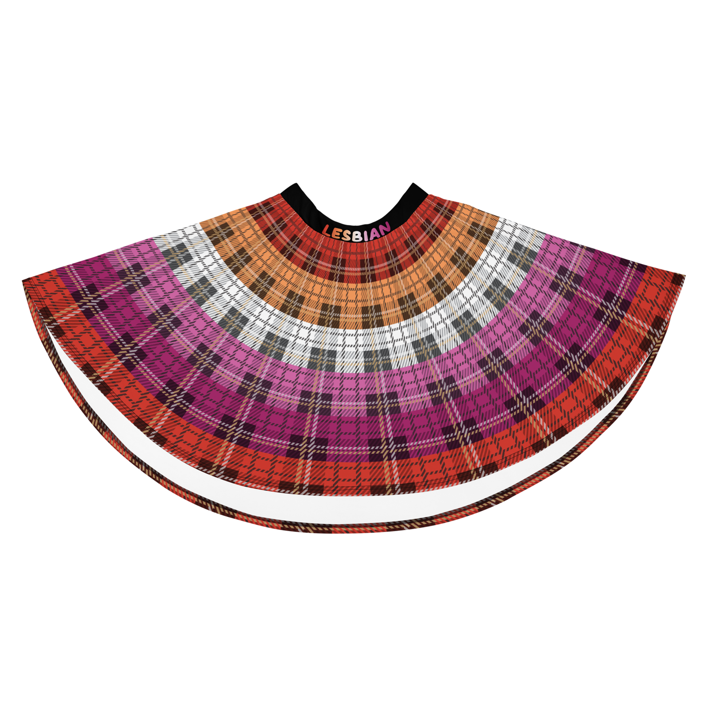 Lesbian Plaid Skater Skirt - LESBIAN