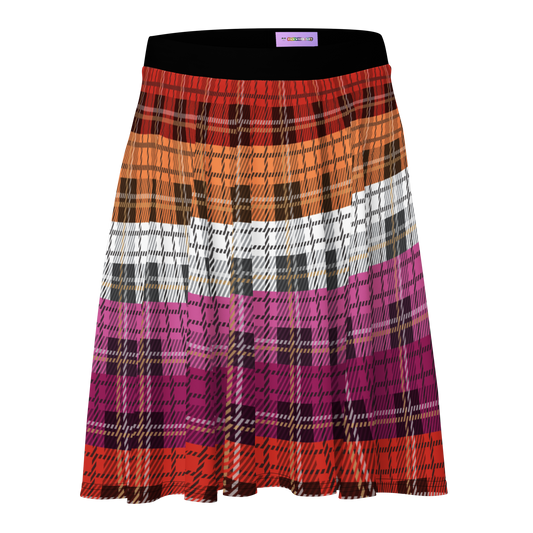 Lesbian Plaid Skater Skirt